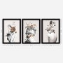 Wallity Cuadro Decorativo Enmarcado Desconocido (3 Piezas)